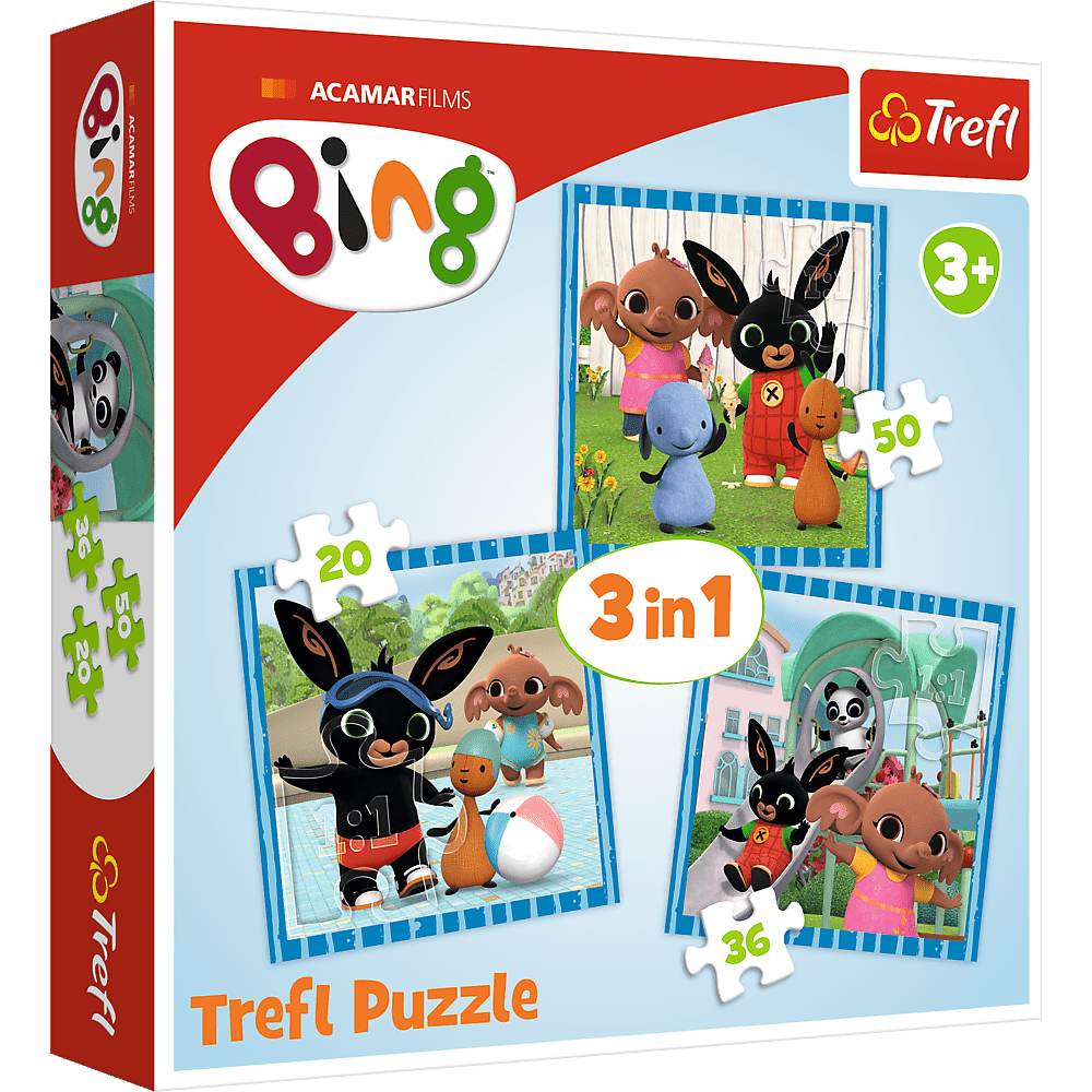 Trefl Pussel 3i1 Bing
