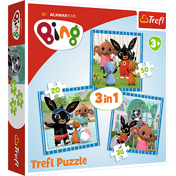 Trefl Pussel 3i1 Bing