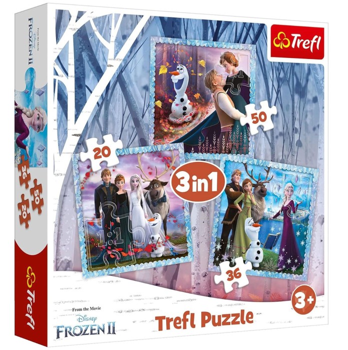 Trefl Pussel 3i1 Frozen 2