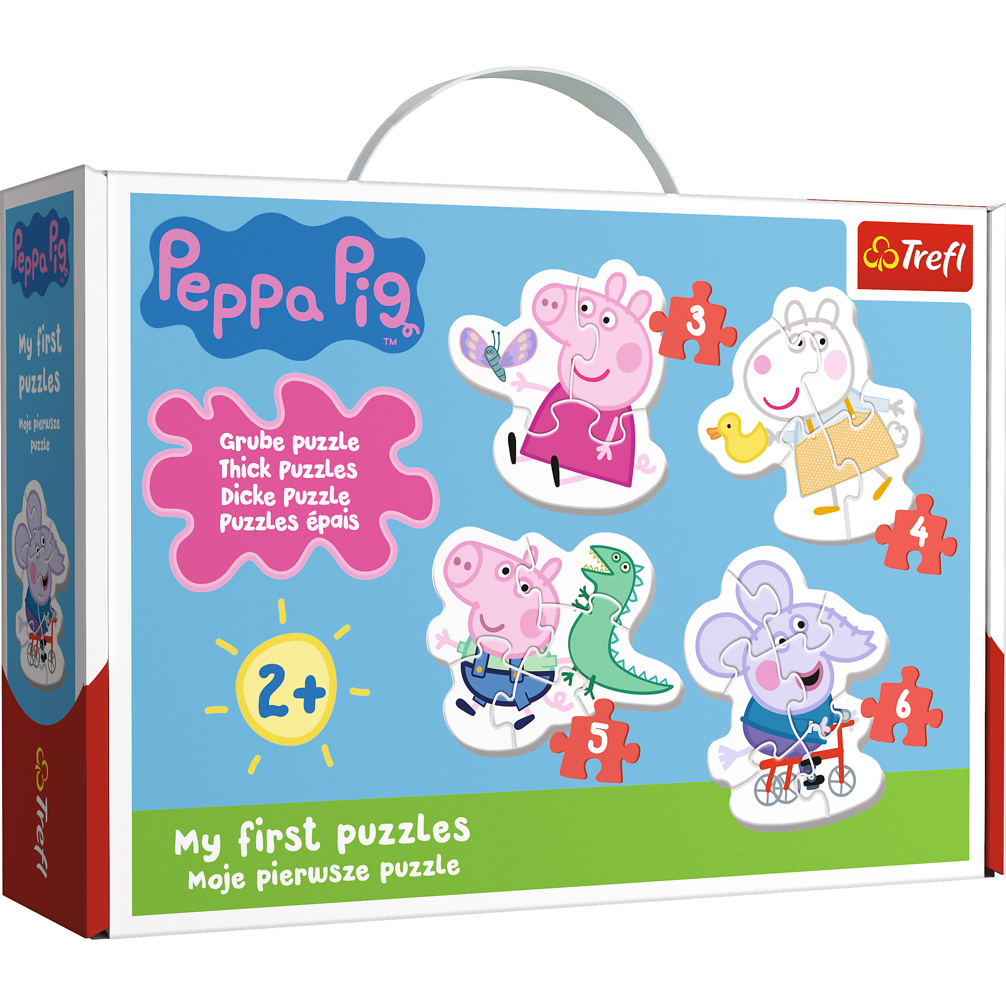 Trefl Baby Puzzle Peppa Pig  3+4+5+6 Bitar
