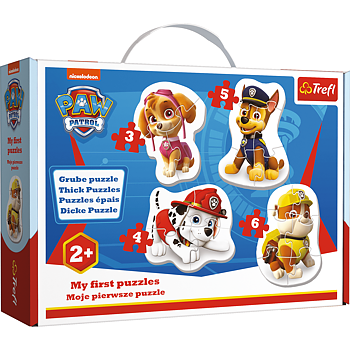 Trefl Baby Puzzle Paw Patrol 3+4+5+6 Bitar