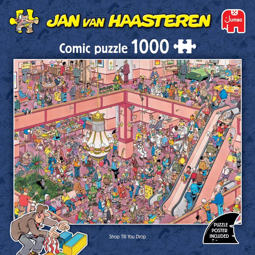 Jan Van Haasteren Pussel Shop till you drop 1000 Bitar