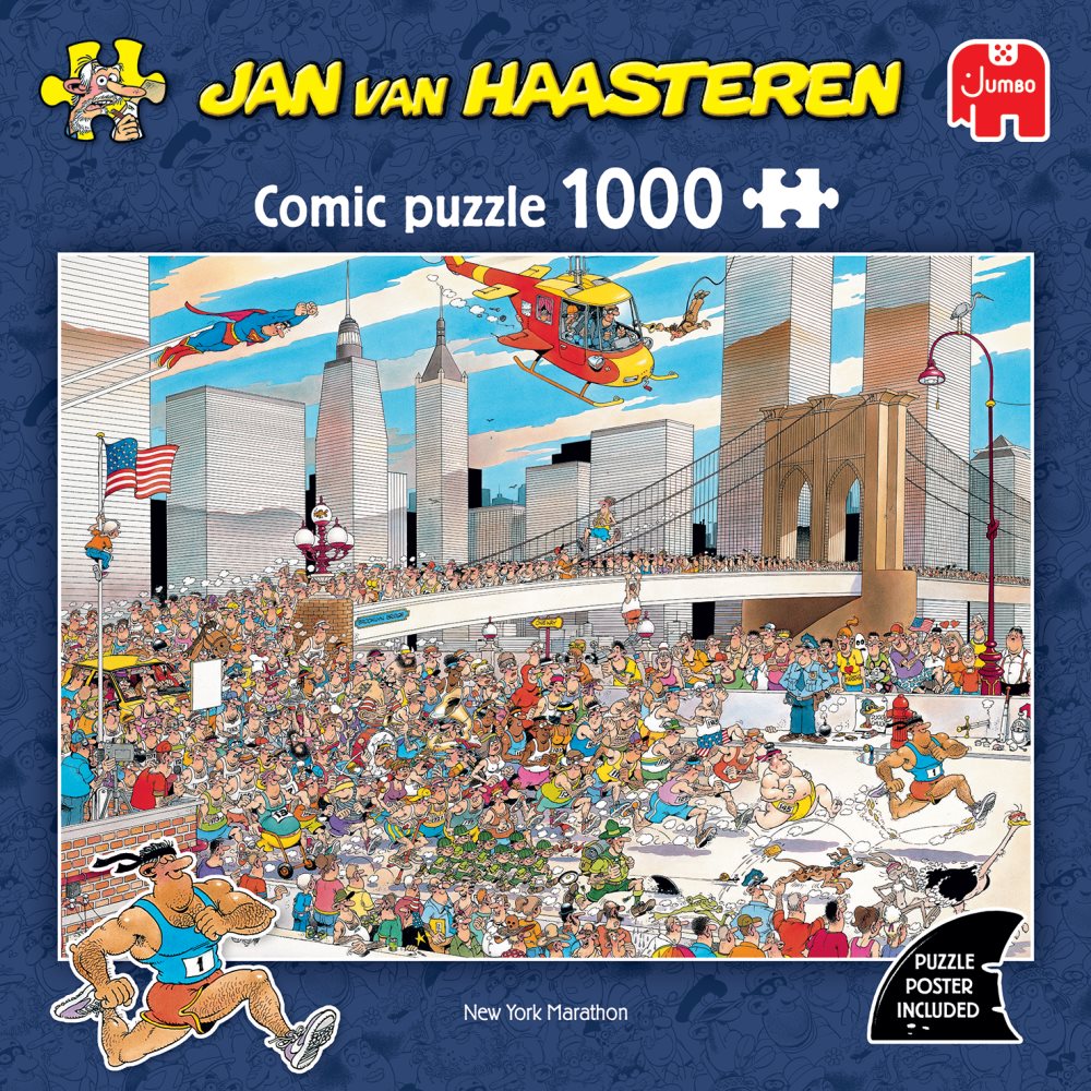 Jan Van Haasteren Pussel New York Marathon 1000 Bitar