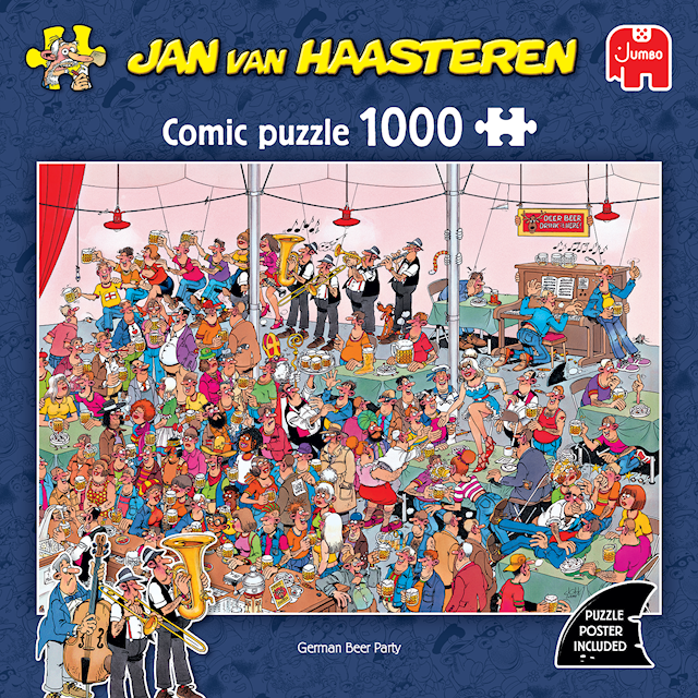 Jan Van Haasteren Pussel German Beer Party 1000 Bitar