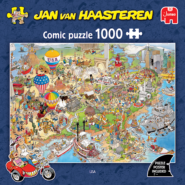 Jan Van Haasteren Pussel USA 1000 Bitar