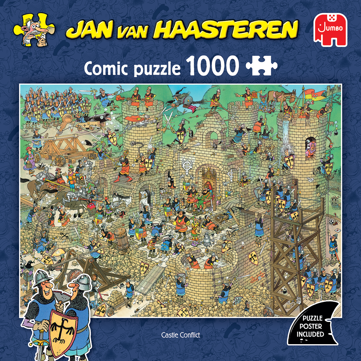 Jan Van Haasteren Pussel Castle Conflict 1000 Bitar