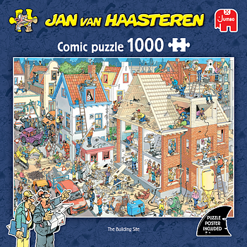 Jan Van Haasteren Pussel The Building Site 1000 Bitar