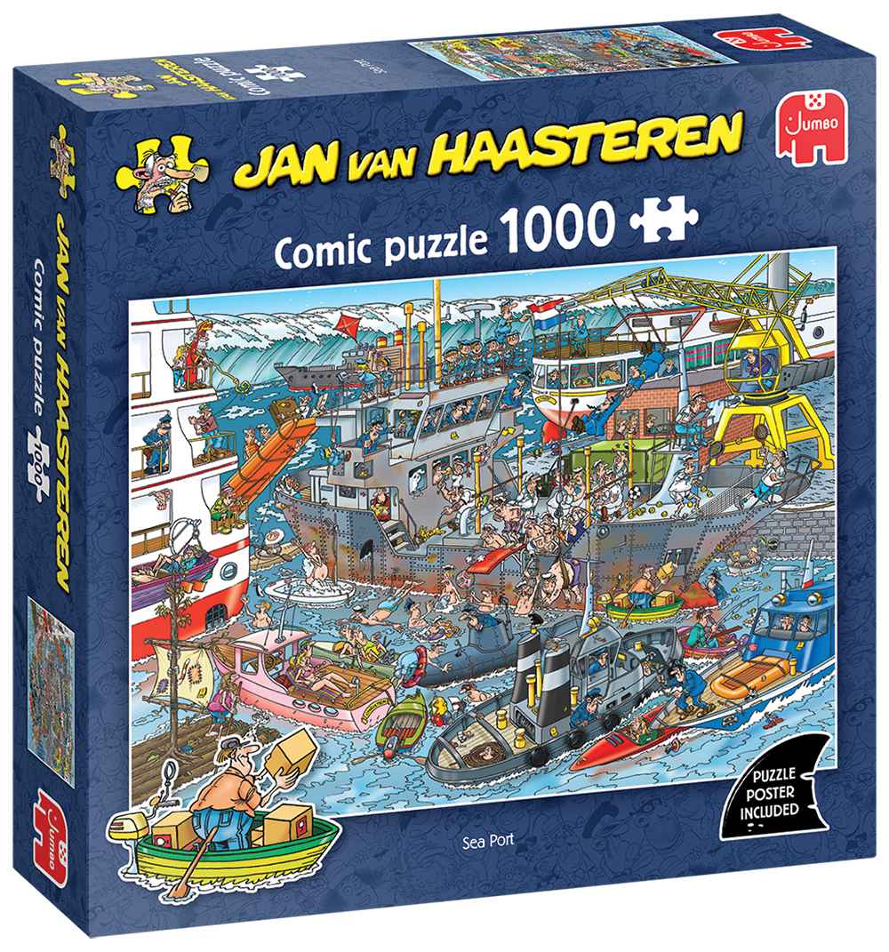 Jan Van Haasteren Pussel Sea Port 1000 Bitar