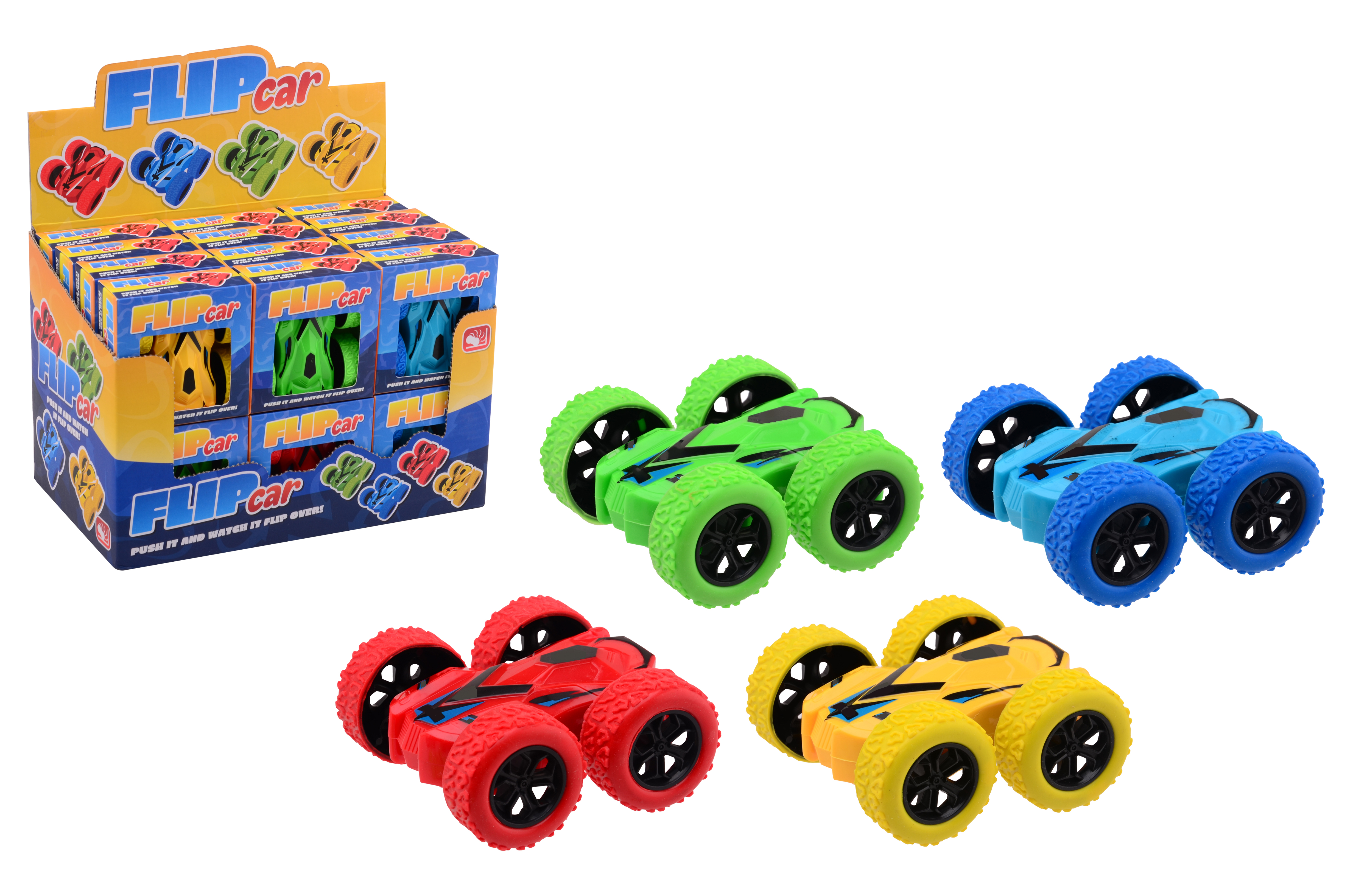 Flip over friction car, 1 st