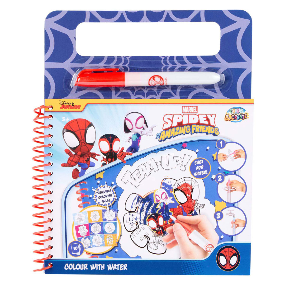 Spidey Måla med Vatten