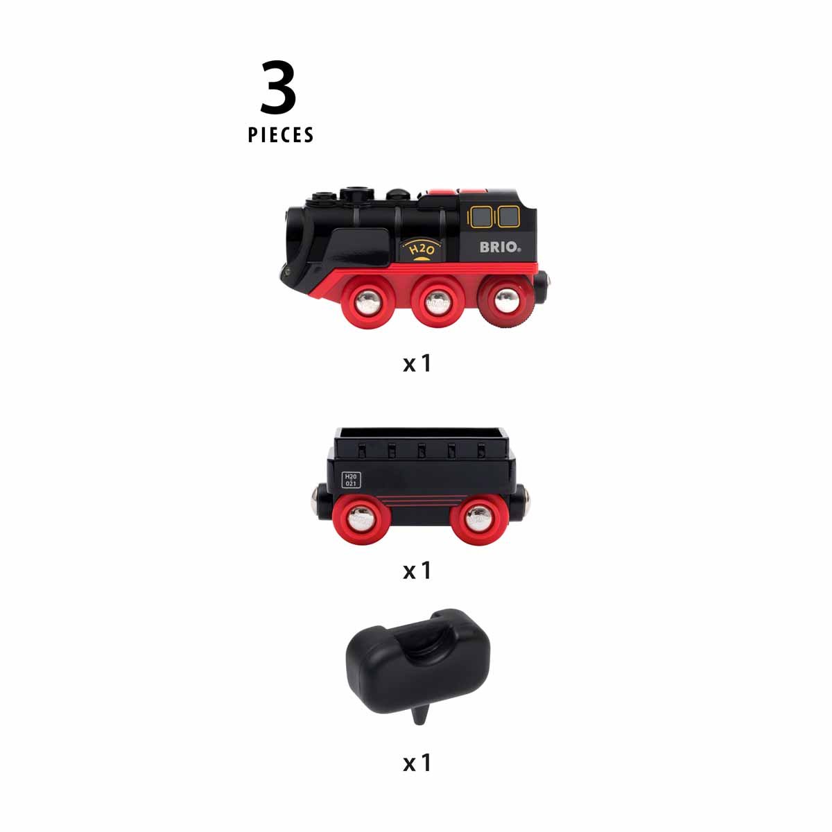 Brio Batteridrivet tåg med ånga - 4