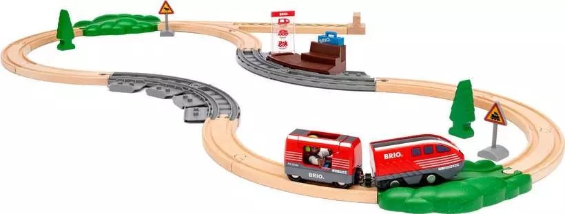 Brio Pull Back Train Set - 2