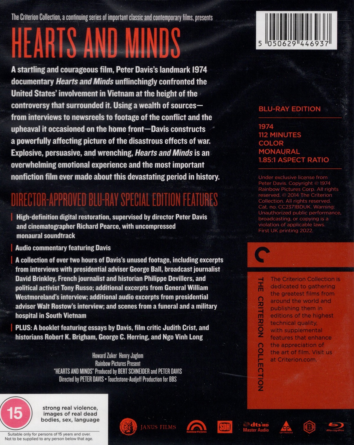 Hearts And Minds (Criterion Collection) (ej svensk text) (Blu-ray) - 2