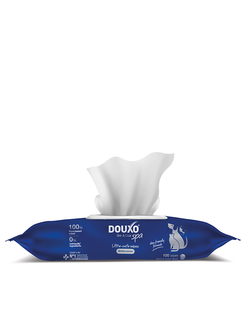 Douxo Spa Multipurpose Feuchttücher - 100 Stück