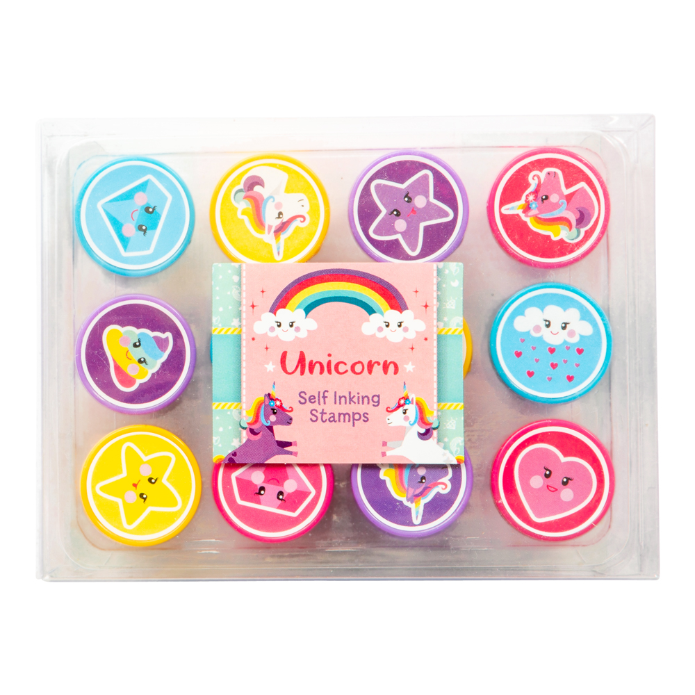 Unicorn Stämplar 12-Pack