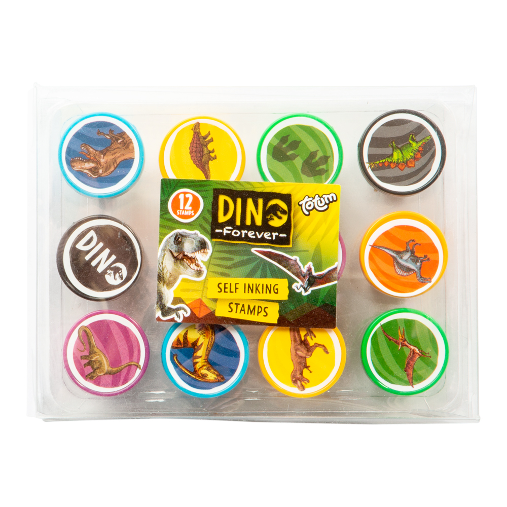 Dino Stämplar 12-Pack