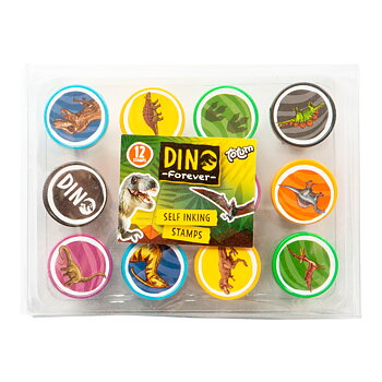 Dino Stämplar 12-Pack