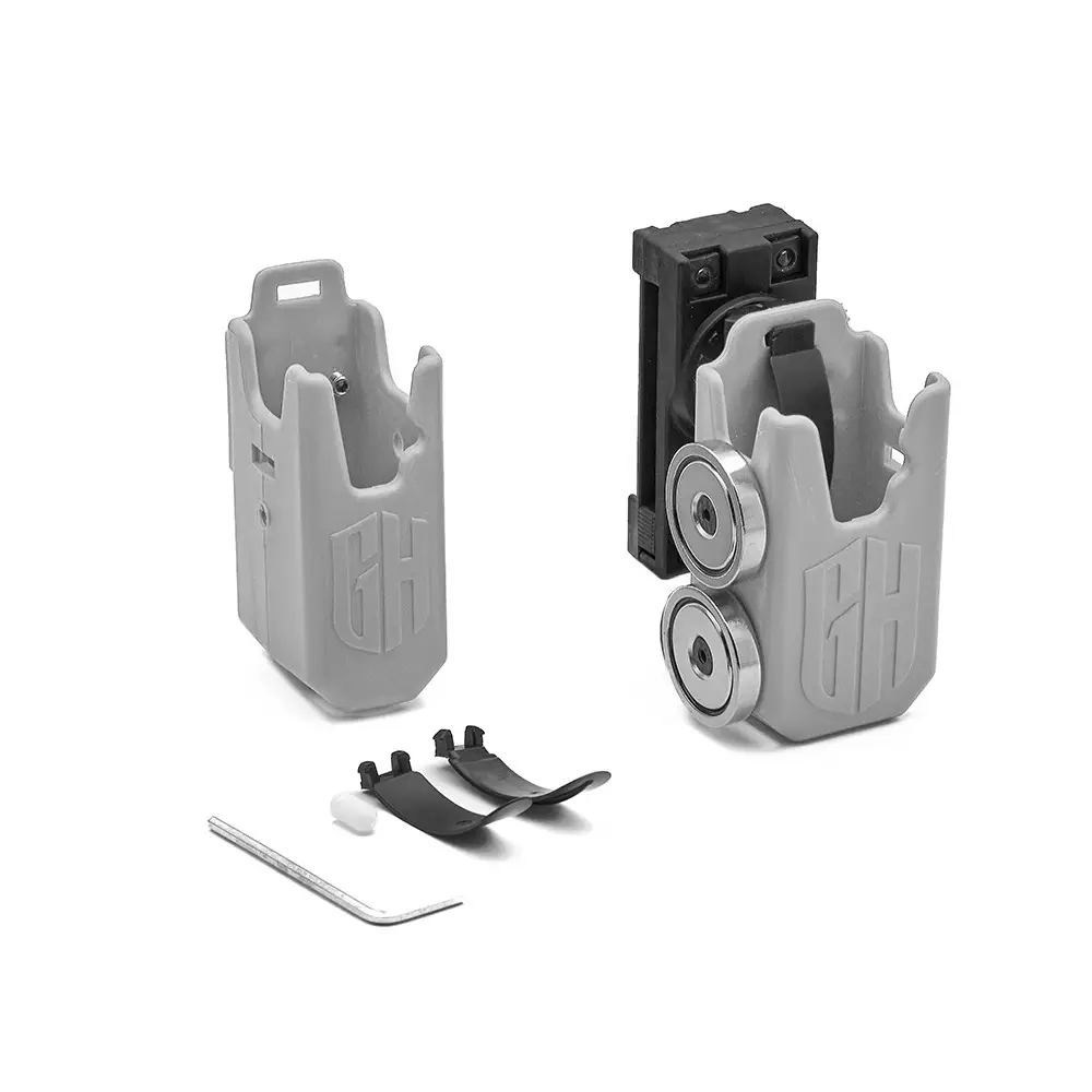 Ghost 360+ Magazine Pouch with Double Magnet Grey