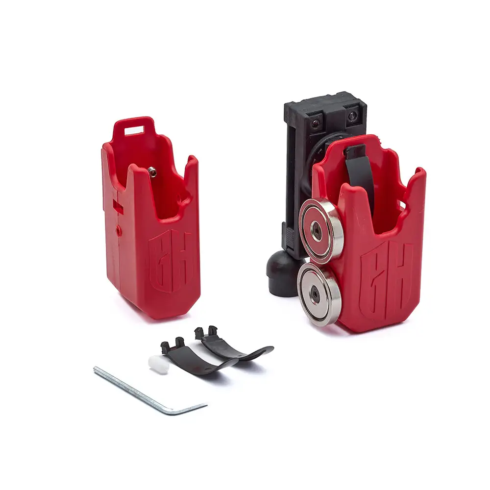 Ghost 360+ Magazine Pouch with Double Magnet Red