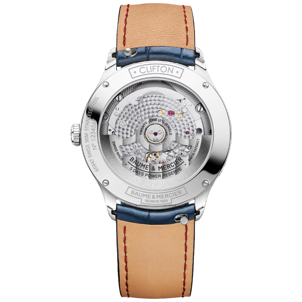 MOA10756 Baume & Mercier Clifton Moon Phase Date 39, 10756