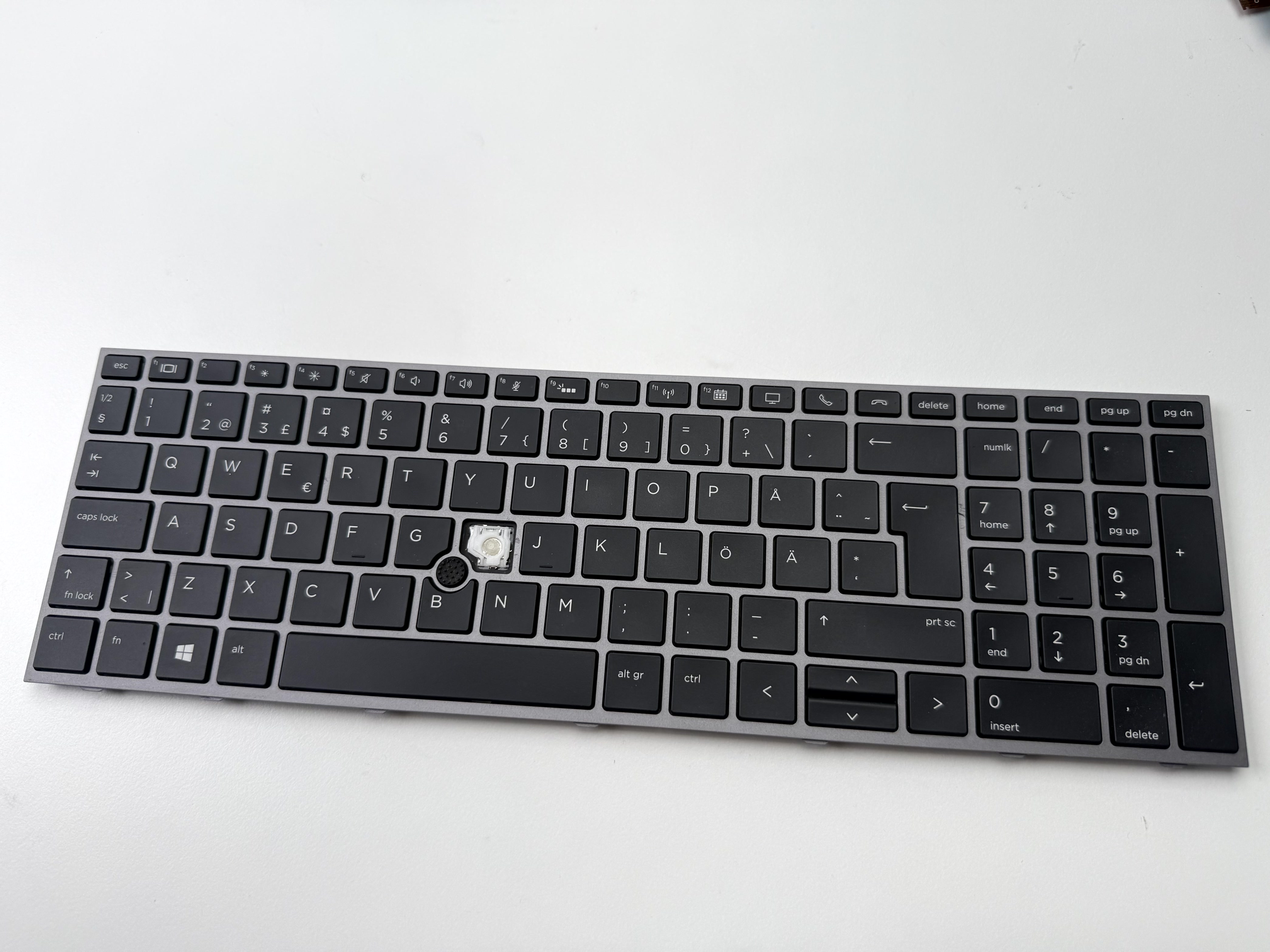 Original HP Keyboard L12764-B71 (Saknar 1st knapp) Zbook 15 17 G5 G6 Tangentbord Svenska / Swedish