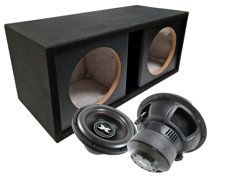 Basslåda med Excursion SXT 12 och FOUR Audio 4-AI212SLOT