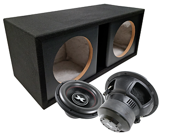 Basslåda med Excursion SXT 12 och FOUR Audio 4-AI212SLOT