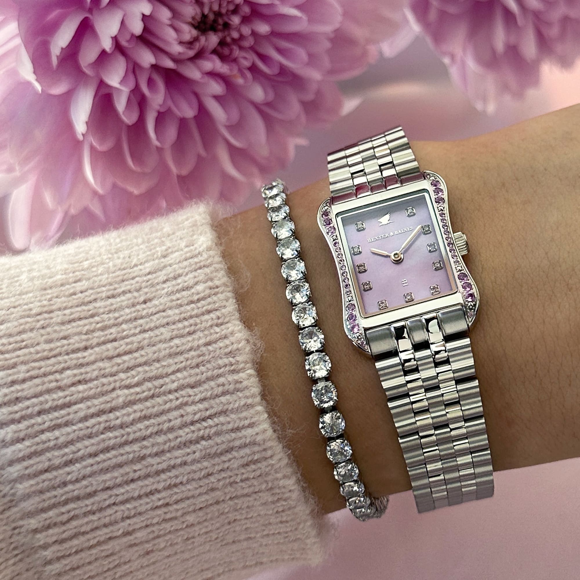 H&B Cronvas, Lavender & Silver - 7
