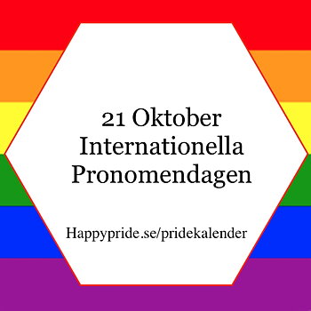 International Pronouns Day October 21