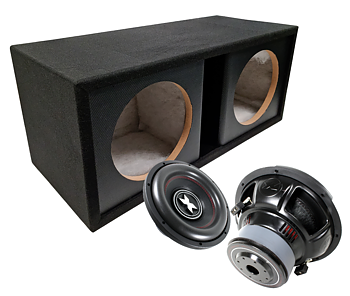 Basslåda med Excursion SXRV2 12 och FOUR Audio 4-AI212SLOT