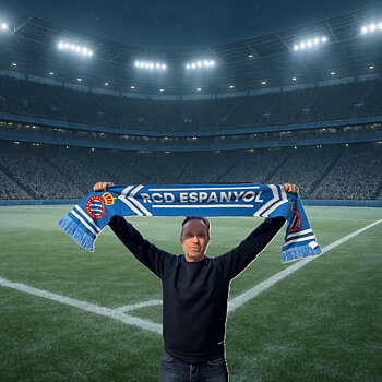 Supporterhalsduk Espanyol