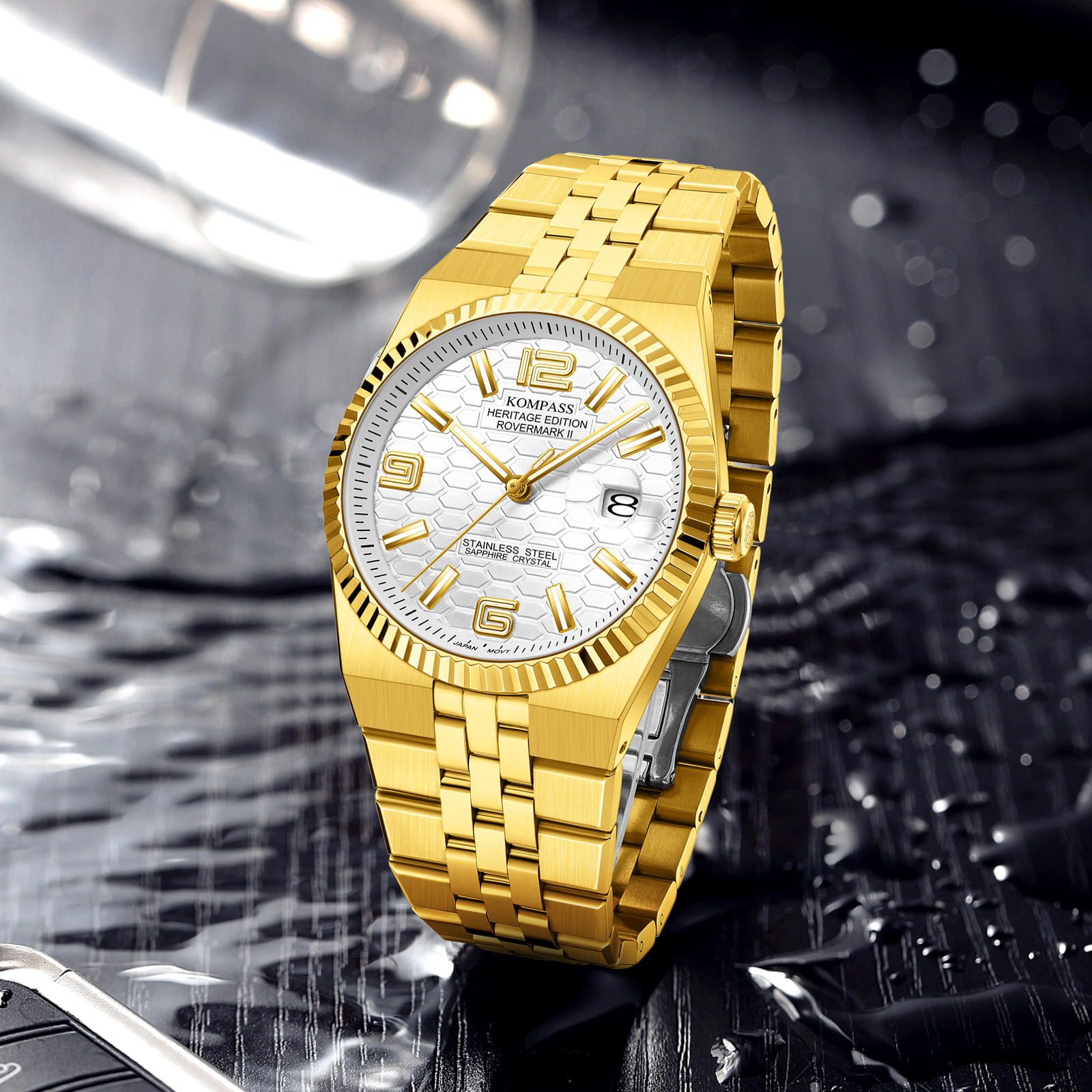 Kompass Rovermark II Gold Silver - 7
