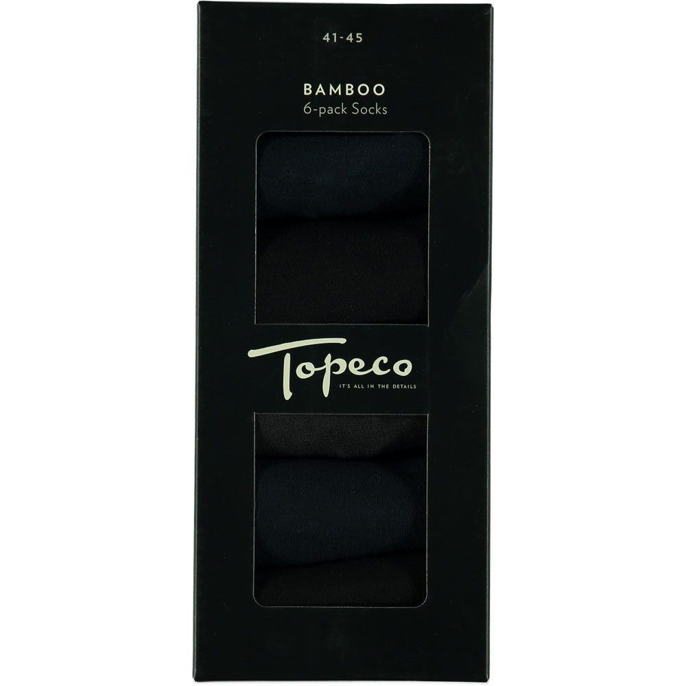  Presentbox  6-pack herrstrumpor i bambu 3