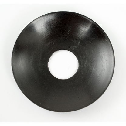 Ljusmanschett - Svart metall 8,5 cm