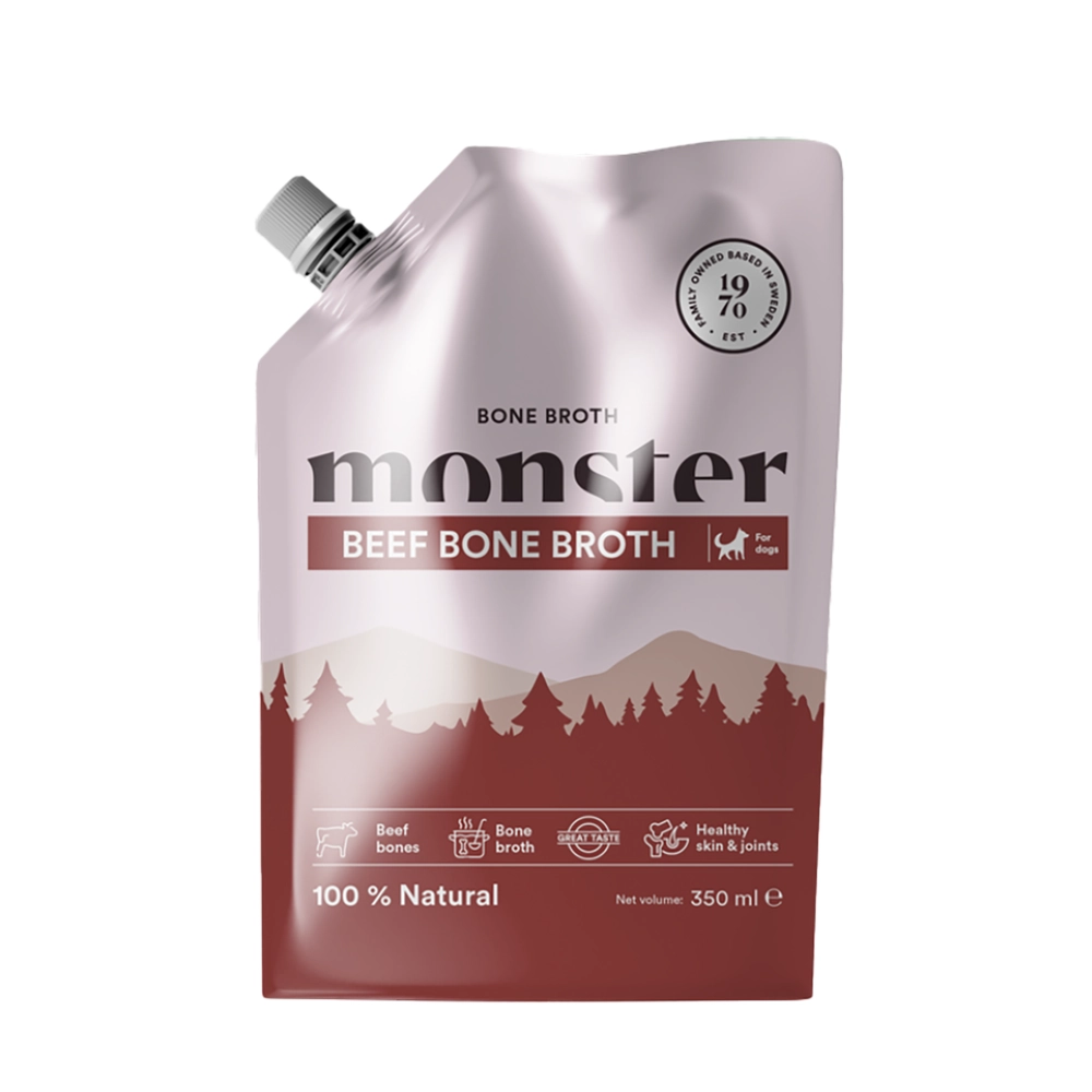 Monster bone broth benbuljong till hund