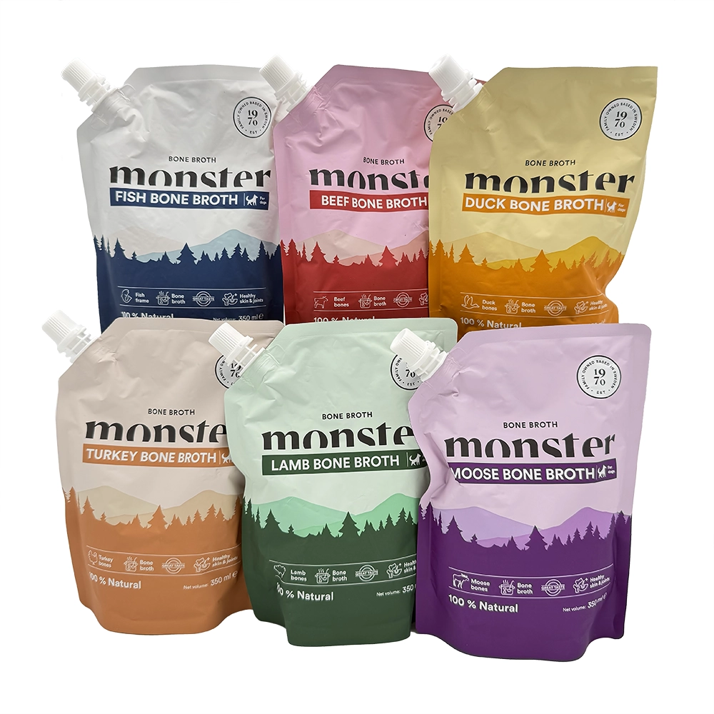 Monster bone broth benbuljong till hunden