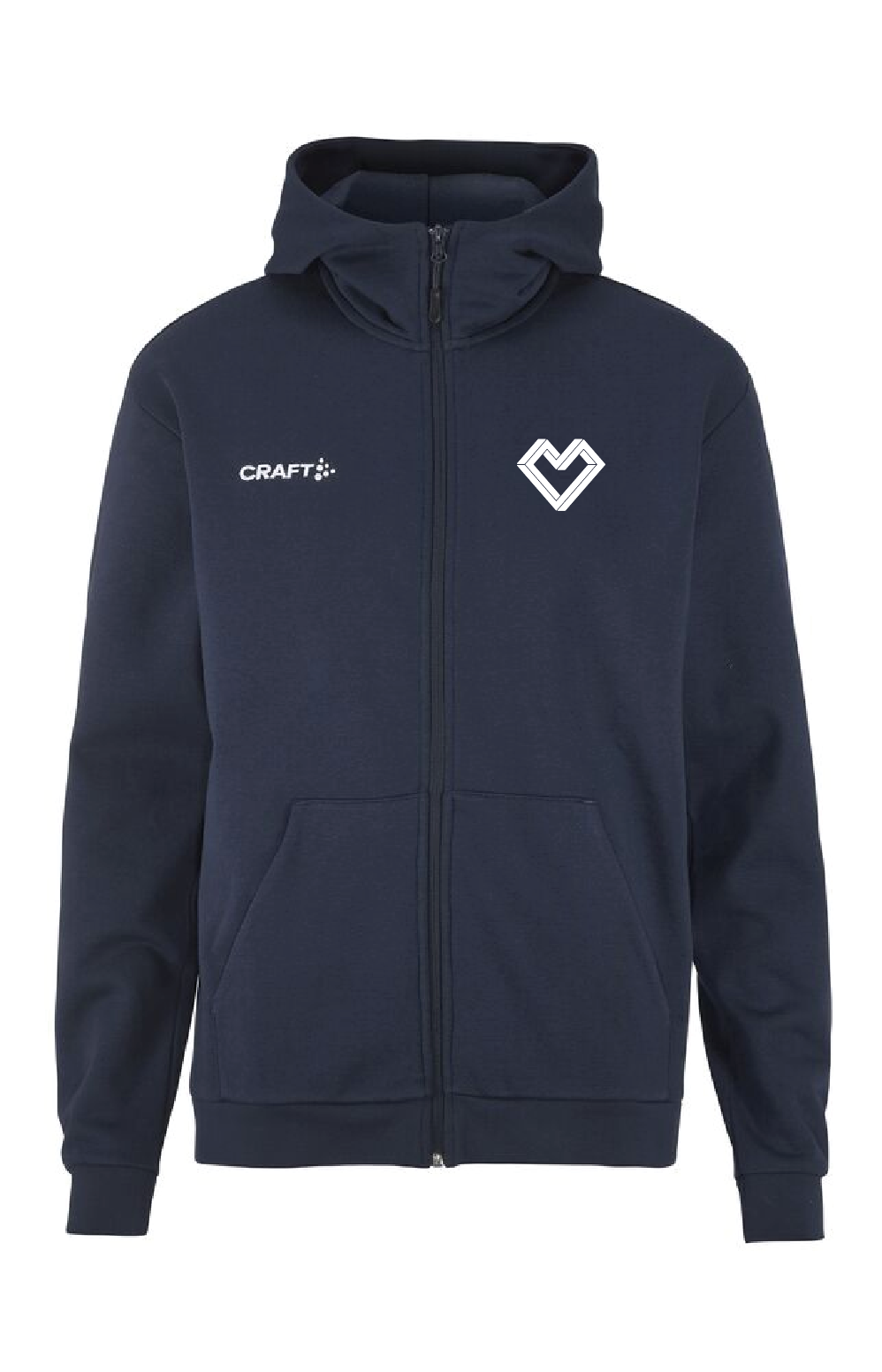 Craft Community 2.0 Logo FZ Hoodie Herr (Superb CFY) - 4