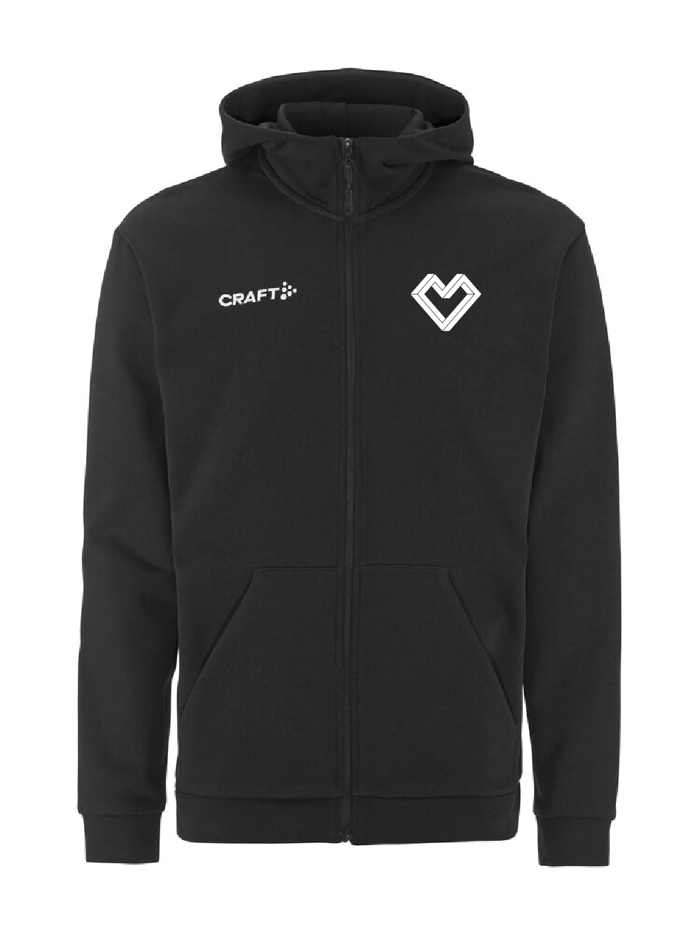 Craft Community 2.0 Logo FZ Hoodie Herr (Superb CFY) - 3