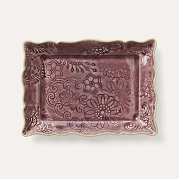 Förrättstallrik, lavender