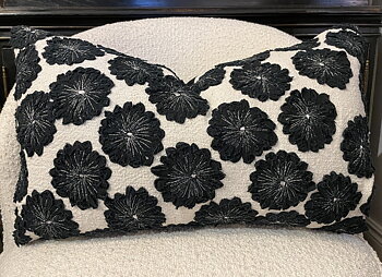 Dahlia cushion cover 
