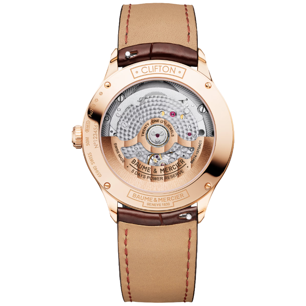 MOA10736 Baume & Mercier Clifton Moon Phase Date 39, 10736