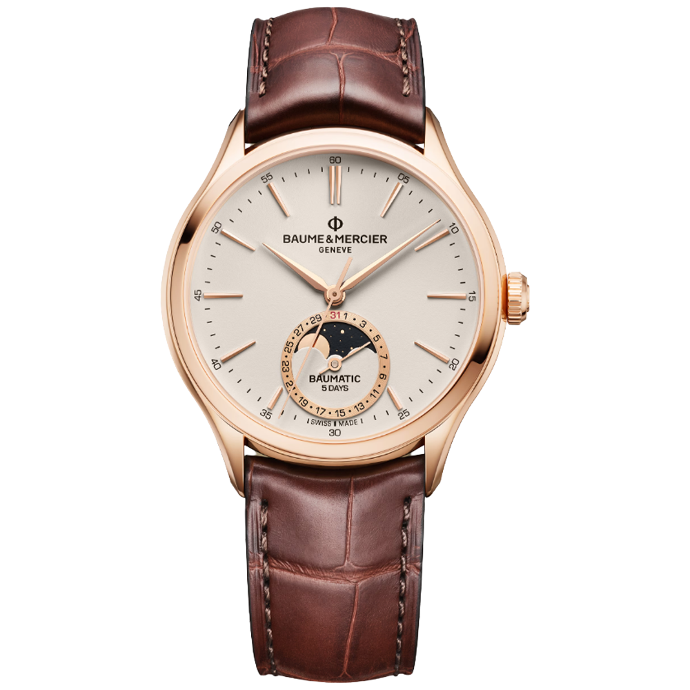 MOA10736 Baume & Mercier Clifton Moon Phase Date 39, 10736