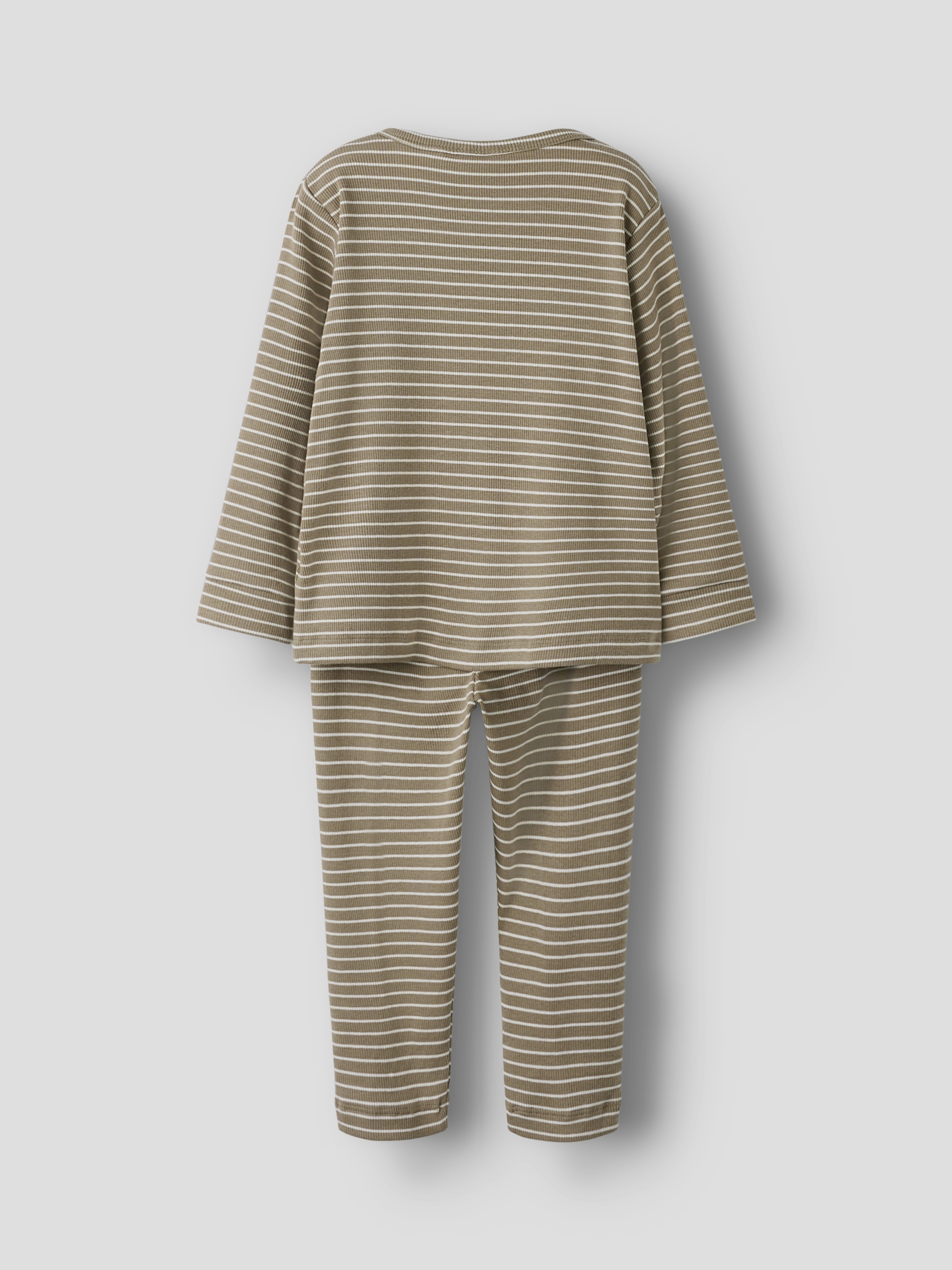 NMMGAGO LS NIGHT SET LIL sepia tint Stripes - 2