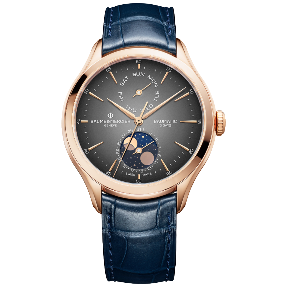 MOA10547 Baume & Mercier Clifton Day Date Moon Phase 42, 10547