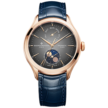MOA10547 Baume & Mercier Clifton Day Date Moon Phase 42, 10547