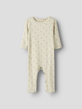NBFGAGO LS NIGHTSUIT LIL Turtledove FLORAL