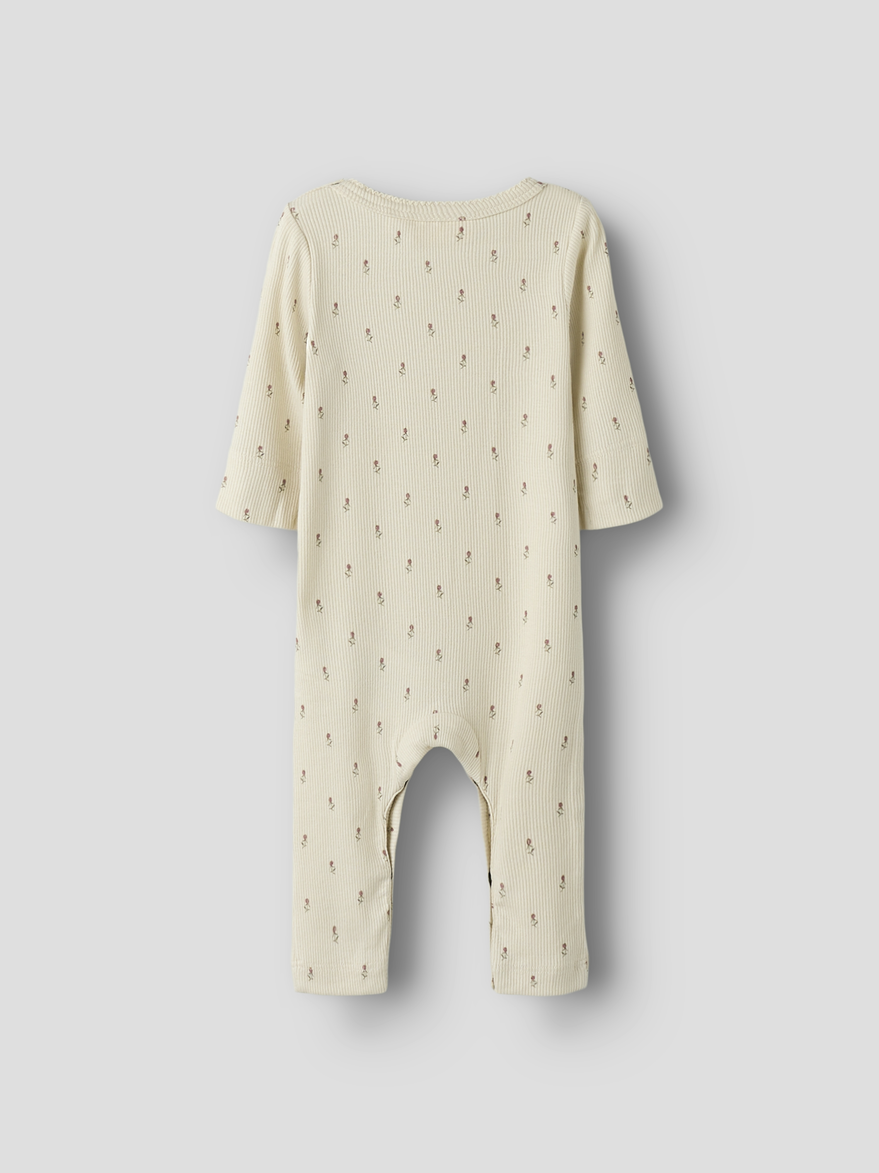 NBFGAGO LS NIGHTSUIT LIL Turtledove FLORAL - 2