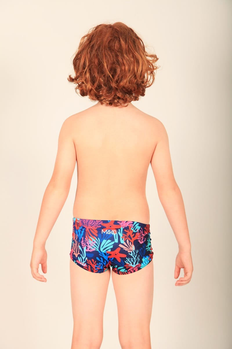 Mako Shorty Coral Blue Barn - 2