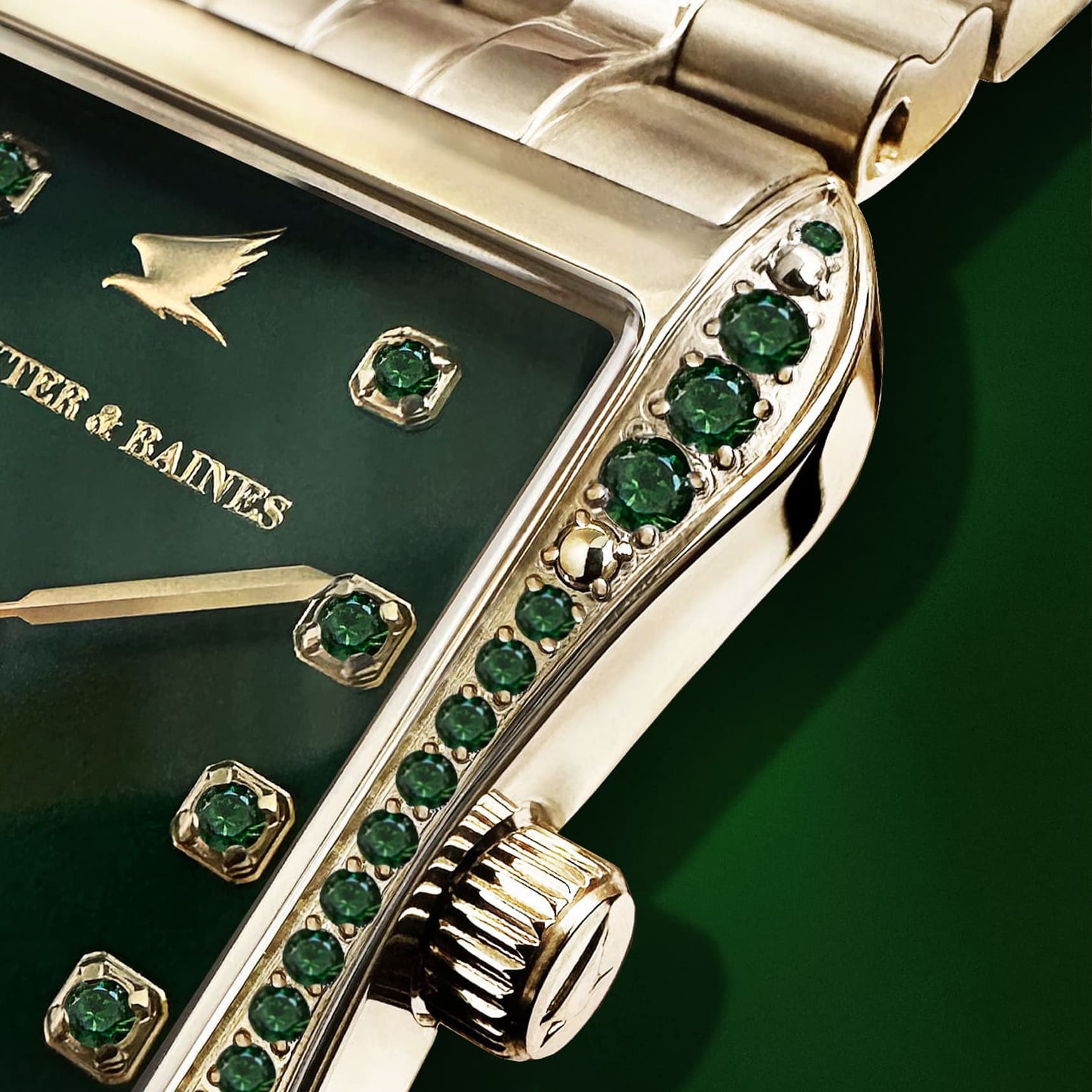 H&B Cronvas, Emerald & Gold - 4