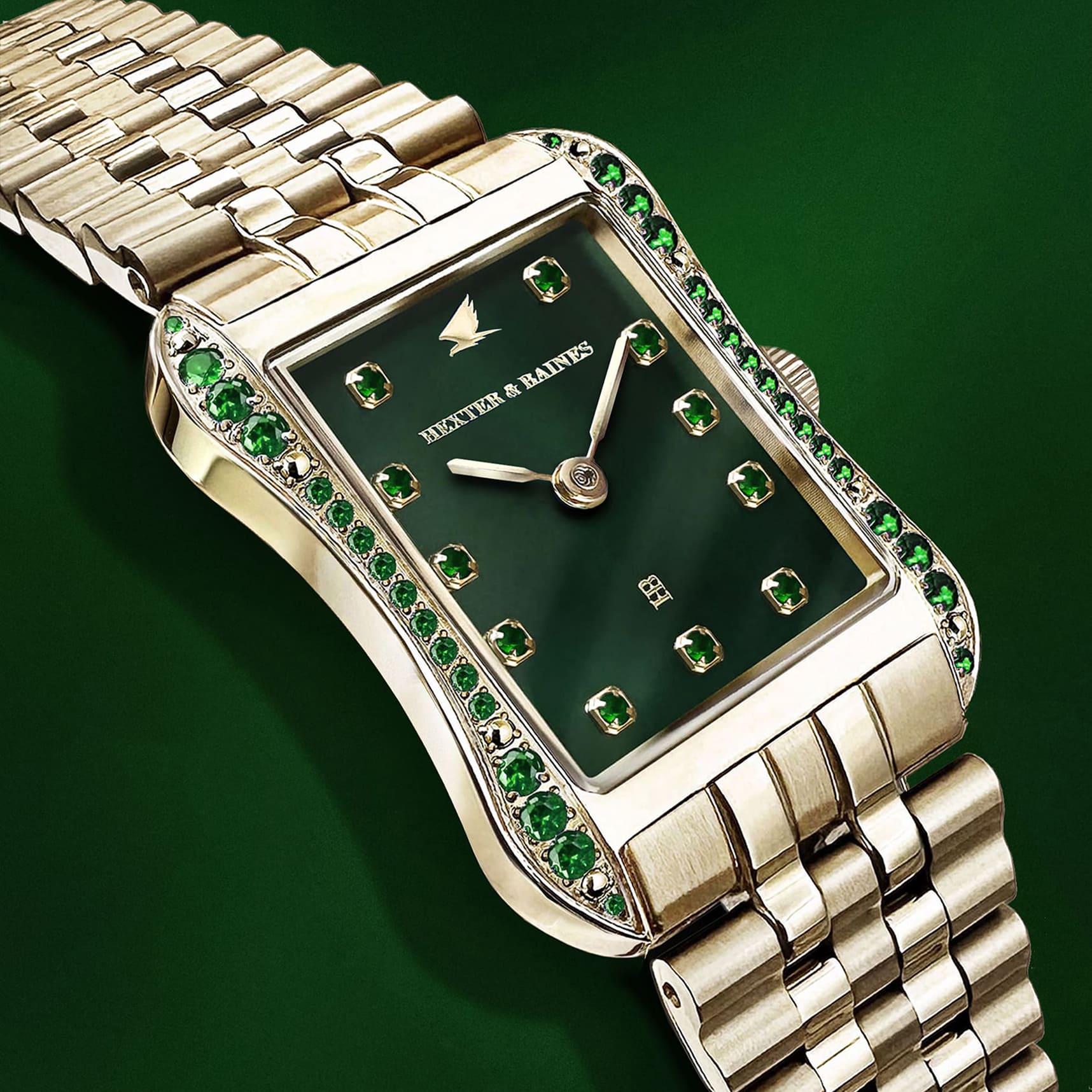 H&B Cronvas, Emerald & Gold - 7